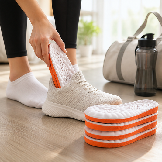 Sports Insoles Breathable High Elastic Arch Support & Cushioning