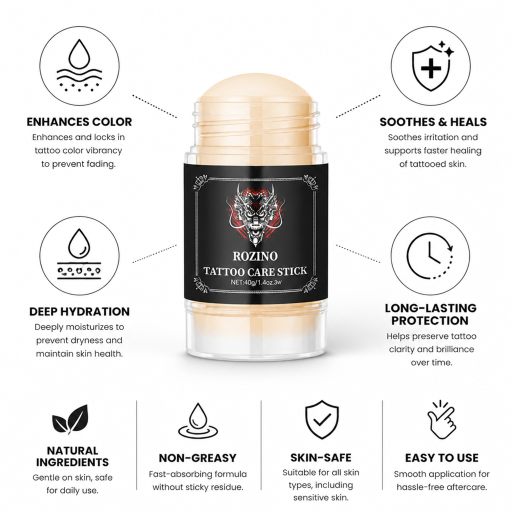 Tattoo Aftercare Cream Color-Fixing & Skin-Soothing Fast-Absorbing