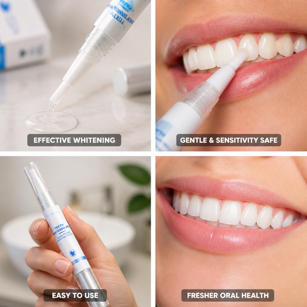 Teeth Whitening Gel Instant Brightening Gentle & Enamel Safe