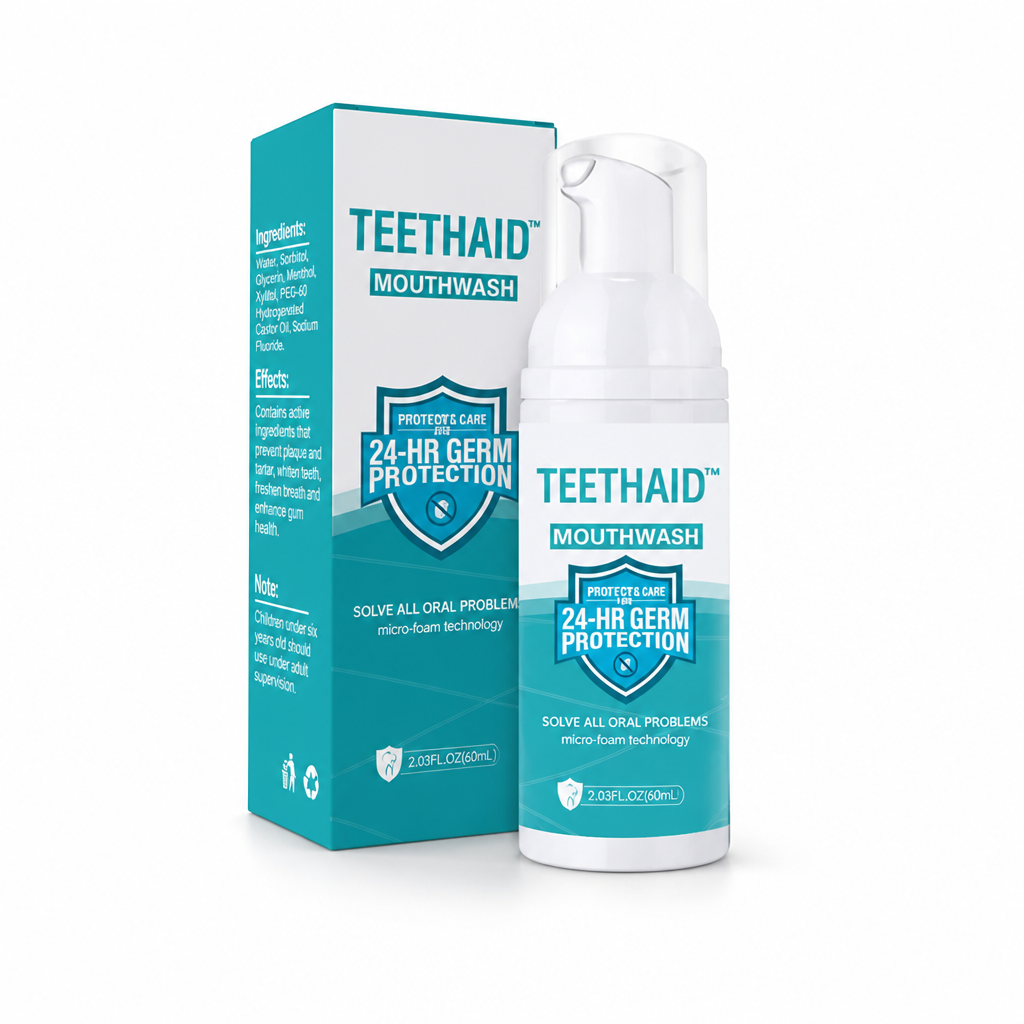 Teeth Whitening Mousse Herbal Microfoam Enamel Repair