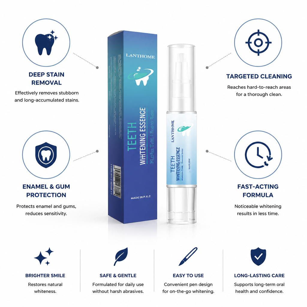 Teeth Whitening Pen Deep Stain Removal & Enamel Protection