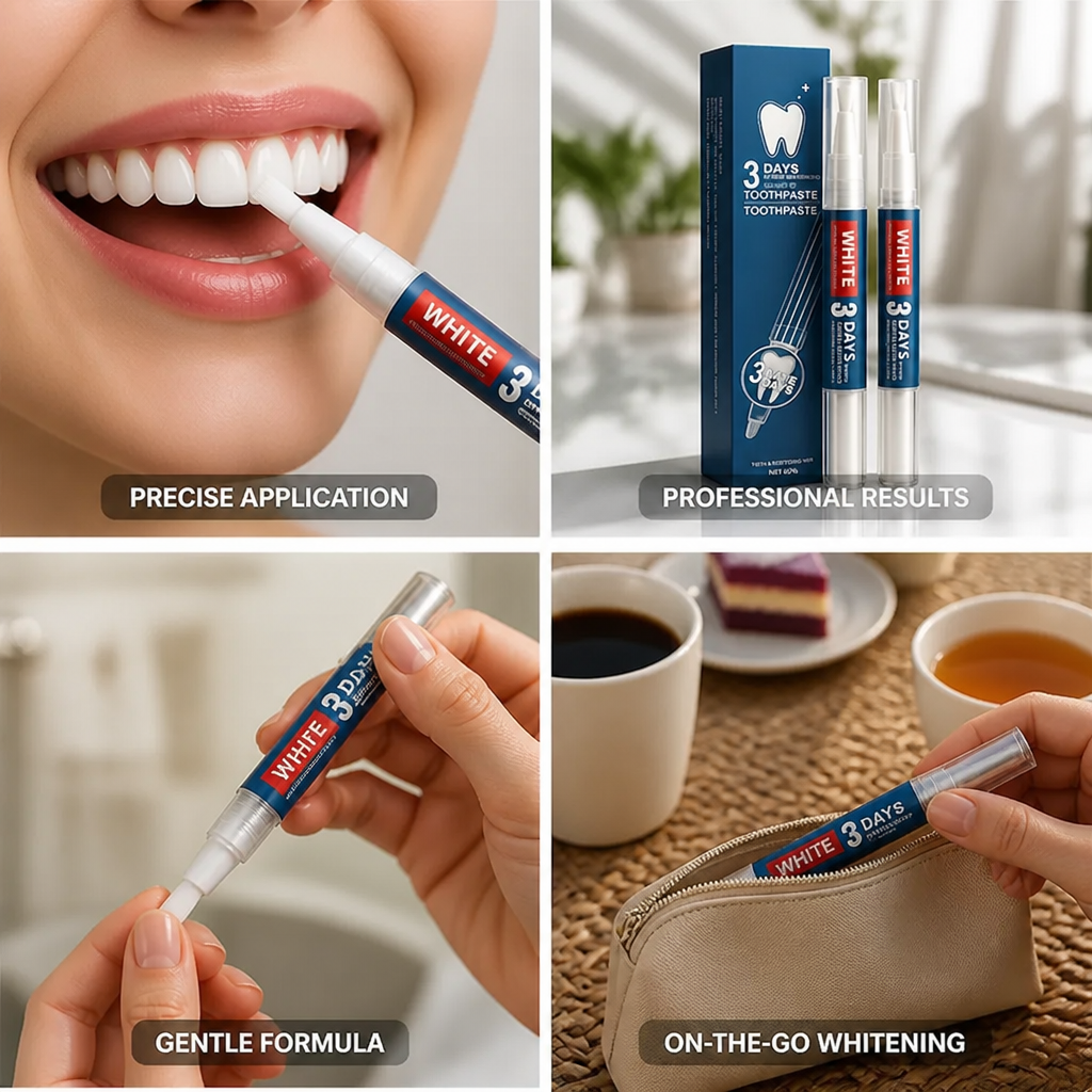 Teeth Whitening Pen Professional Gel Precision Brush Tip