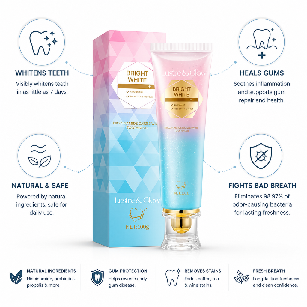 Toothpaste Niacinamide & Probiotics Whitening