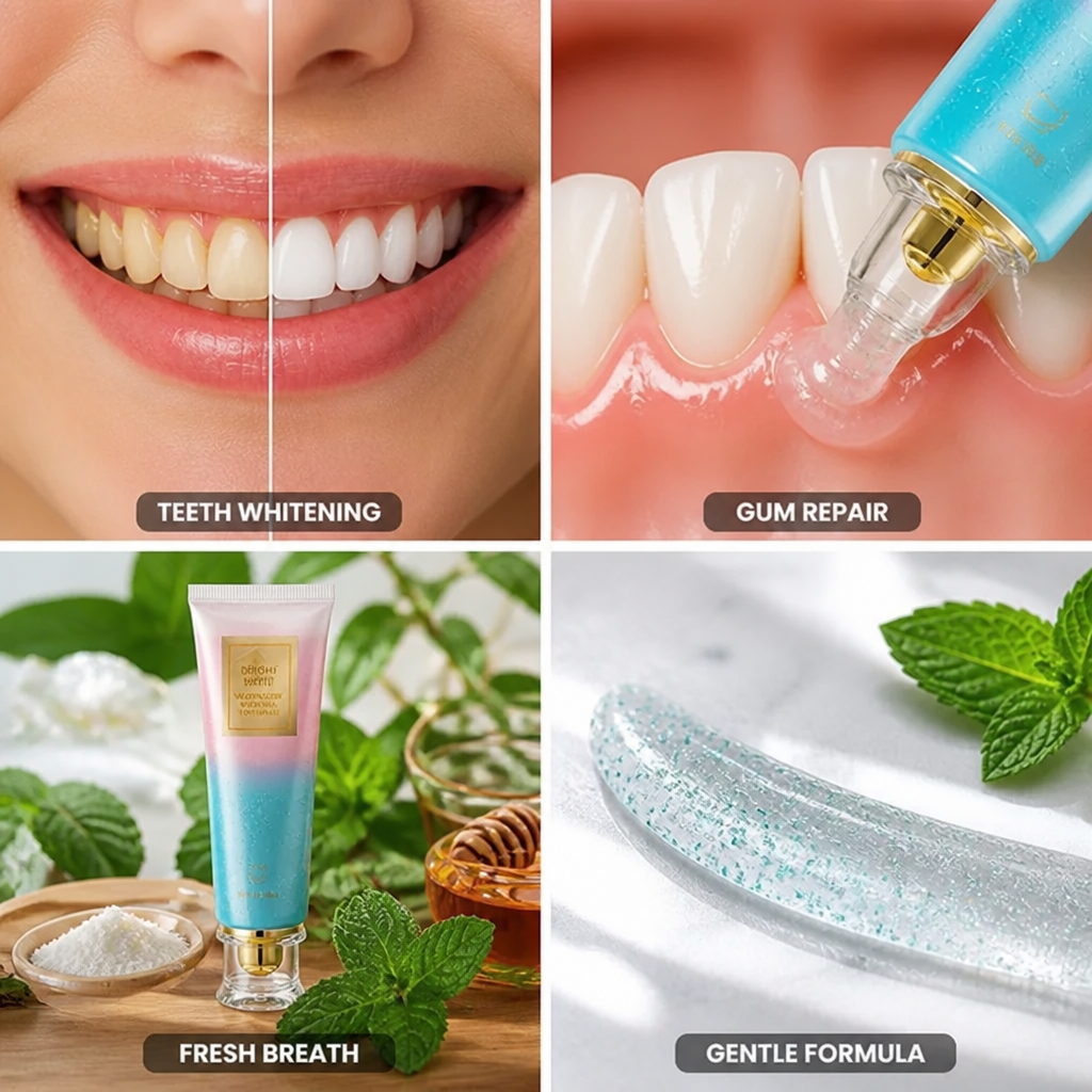 Toothpaste Whitening Niacinamide & Probiotics Gum Repair