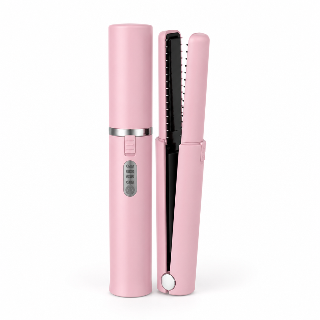 Travel Hair Straightener Cordless USB-C Tourmaline Ceramic