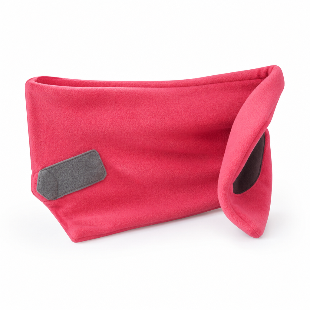 Travel Neck Pillow Ergonomic Breathable & Washable Cover