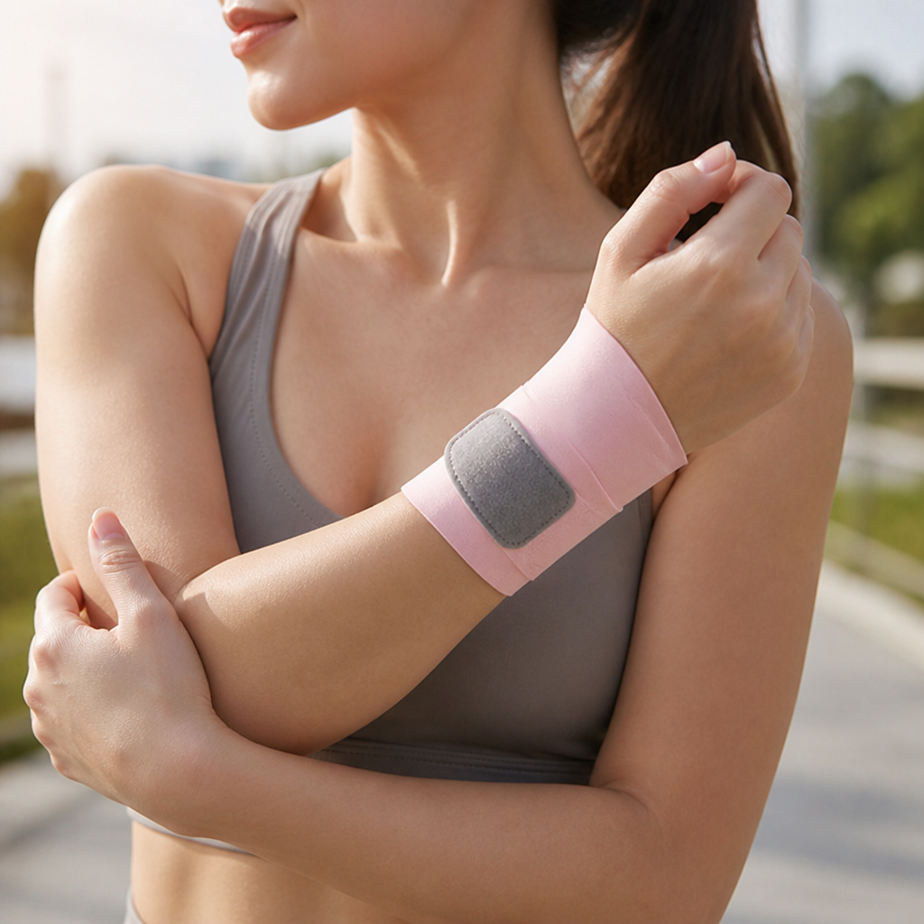 Ultra-Thin Wraparound Wrist Support (Adjustable Hook-and-Loop Closure)