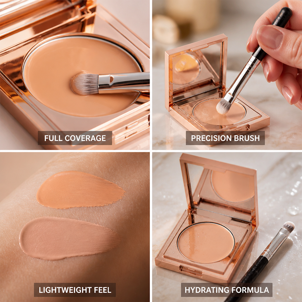 Undereye Corrector Duo Full-Coverage Lightweight & Precision Brush