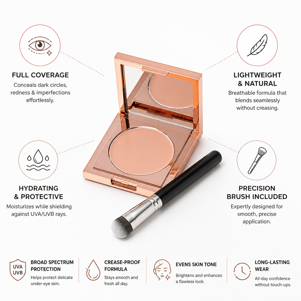 Undereye Corrector Duo Full-Coverage Lightweight & Precision Brush