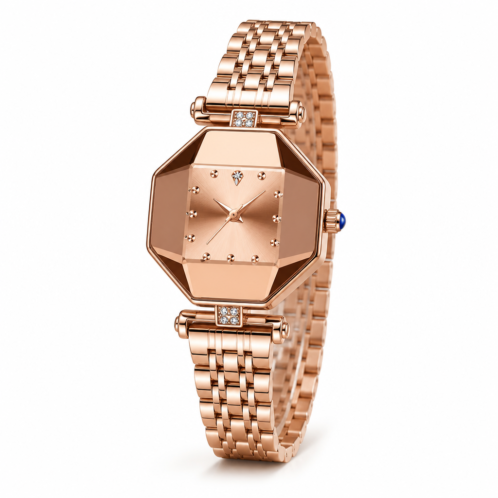 Watch Quartz Movement Waterproof Mesh Bracelet
