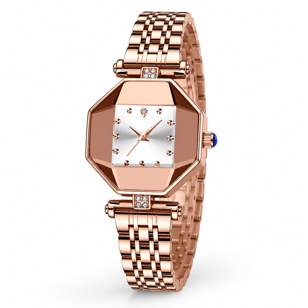 Watch Quartz Movement Waterproof Mesh Bracelet