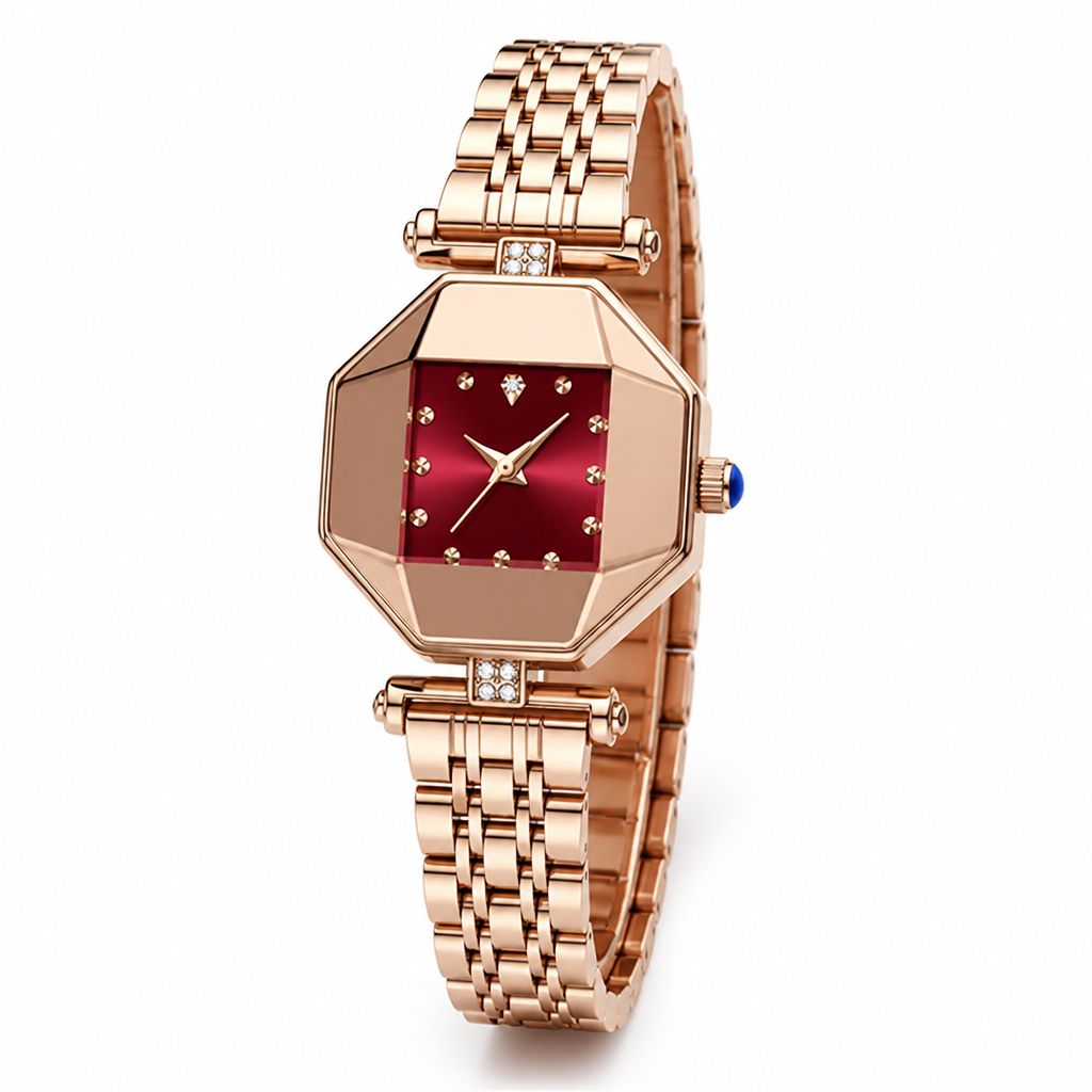 Watch Quartz Movement Waterproof Mesh Bracelet