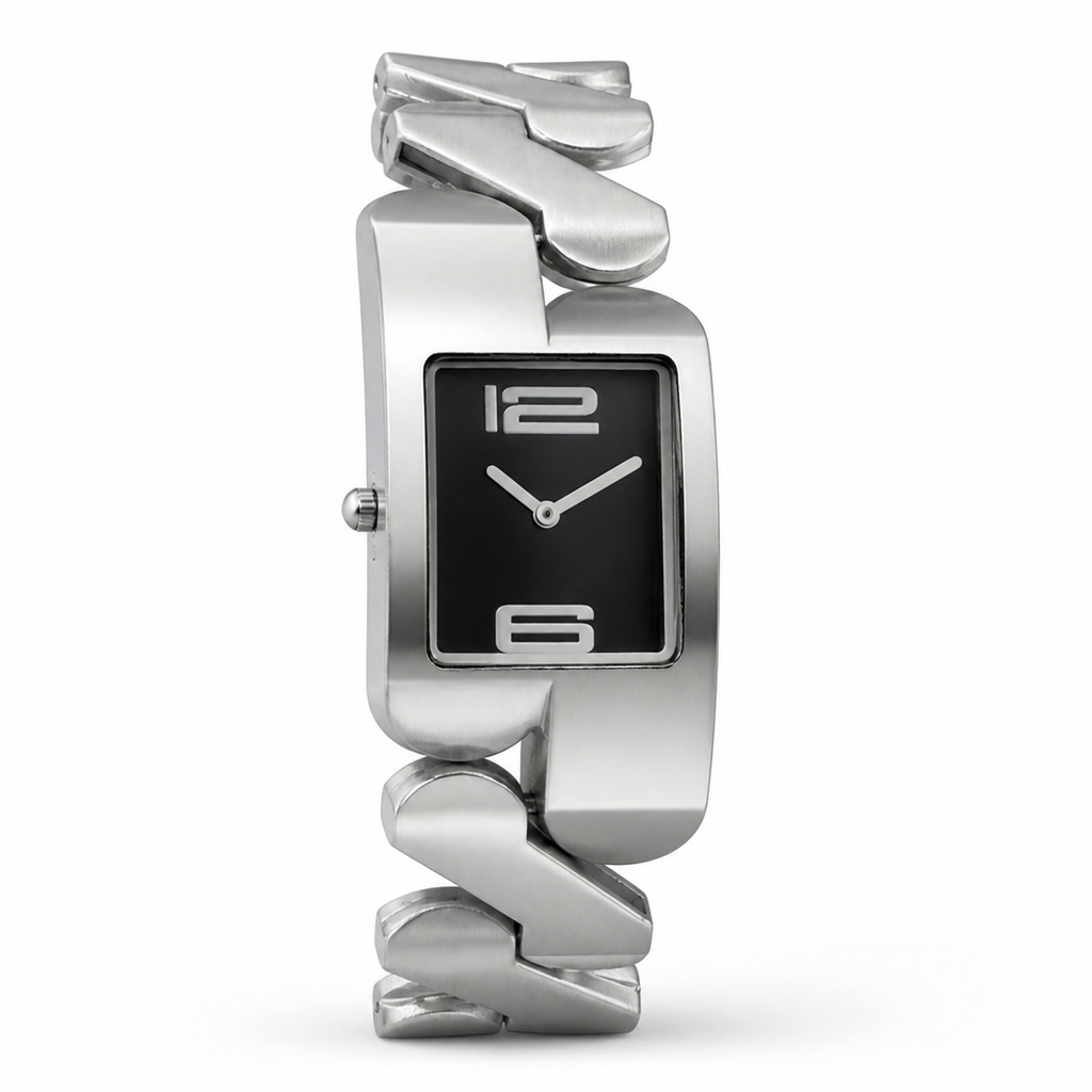 Watch Vintage Square Dial Quartz Movement Scratch-Resistant Glass