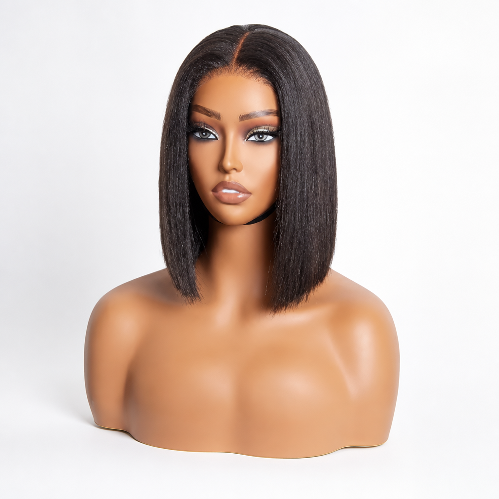 Wig Shoulder-Length Natural-Looking Heat-Friendly Fiber