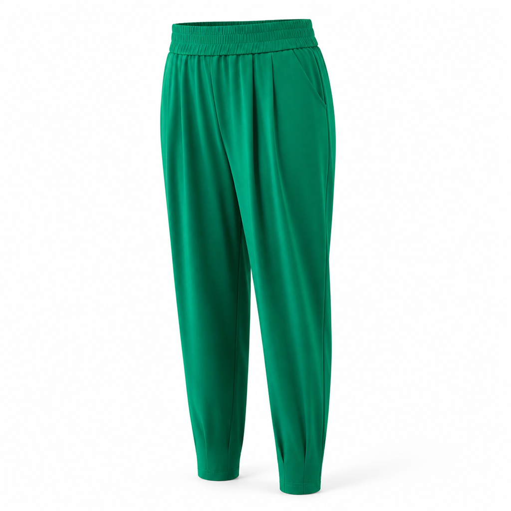 Women's Straight Pants High-Waist Breathable Quick-Dry Pockets
