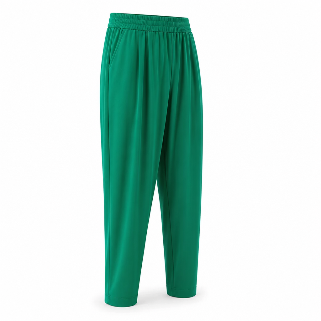 Women's Straight Pants High-Waist Breathable Quick-Dry Pockets