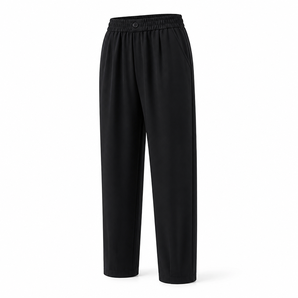 Women's Straight Pants High-Waist Breathable Quick-Dry Pockets