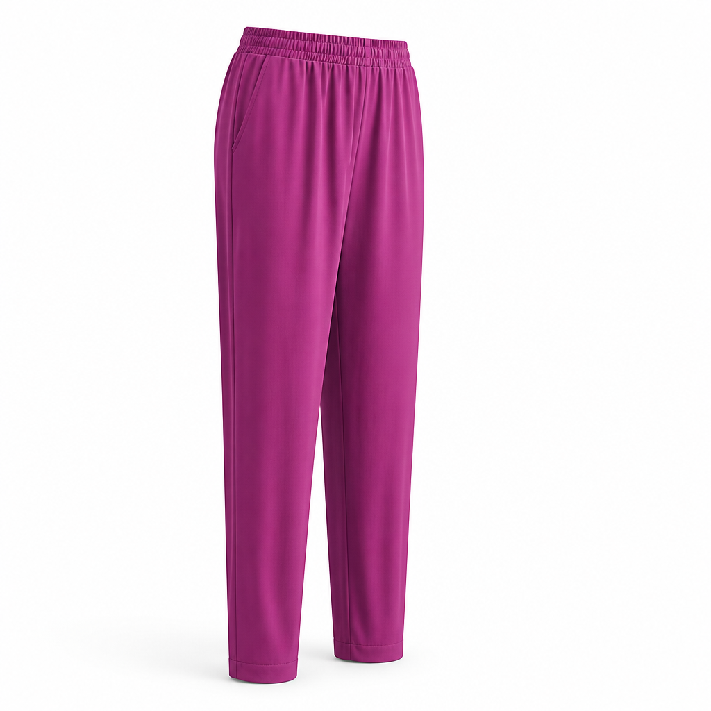 Women's Straight Pants High-Waist Breathable Quick-Dry Pockets