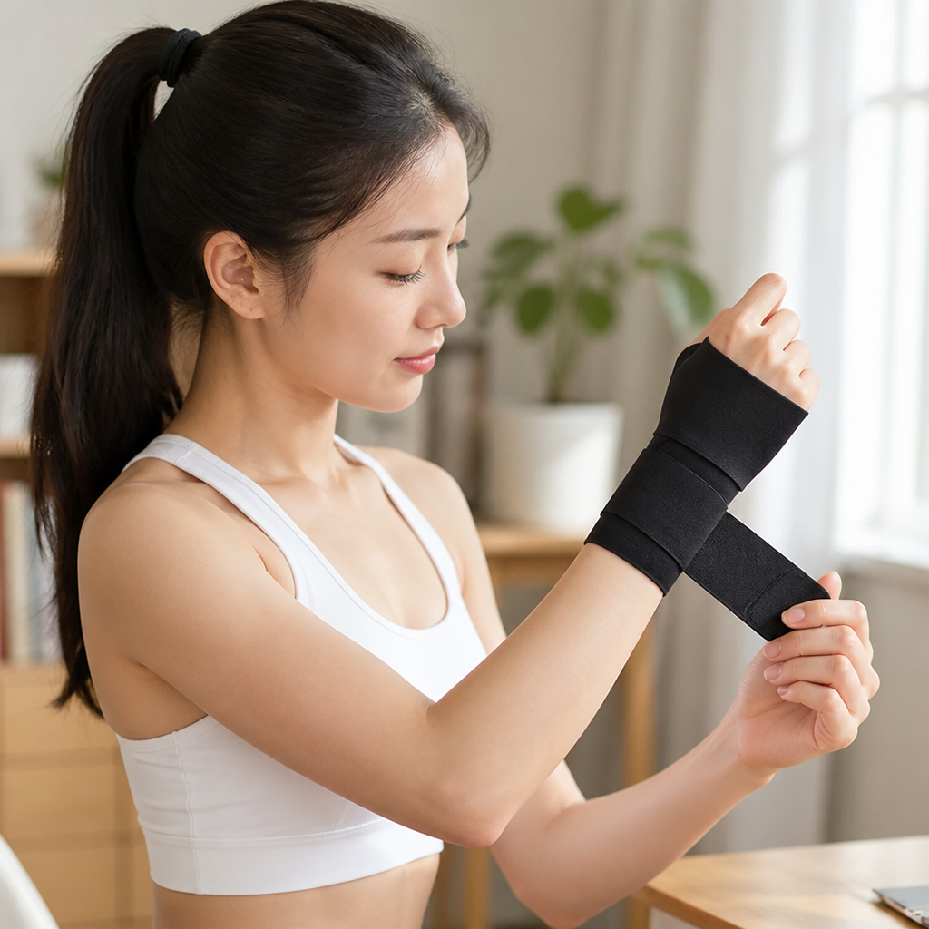 Wrist Brace Elastic Compression & Adjustable Straps